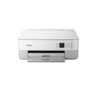 Canon PIXMA TS5351a imprimante A4 WiFi Recto-Verso Automatique à écran Couleur Multifonction (imprimante Photo Maison et Bureau, Scan, Copie), Blanc