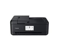 Canon PIXMA TS9550a Imprimante Multifonction Jet d’Encre Couleur Format A3 et A4 (5 encres séparées, WiFi, LAN, 2 chargeurs de Papier, Impression Recto Verso) Noir