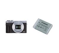 Canon Powershot G7 X Mark III Appareil Photo Numérique - Argent & Batterie NB-13L Officiel pour PowerShot G5 X Mark II PowerShot G7 X Mark III PowerShot G7 X Mark II