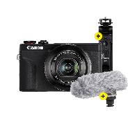 Canon PowerShot G7X Mark III Social Media Kit noir | ✅5 ans de garantie