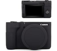 Canon Powershot V1 Camera Case-Soft Silicone Protective Case with Removable Lens Cover for Canon Vlog V1-Slim Anti-Scratch Case-Black