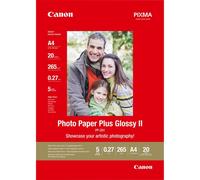 Canon Photo Paper Plus Glossy II PP-201 2311B019 Papier photo DIN A4 265 g/m² 20 feuille(s) brillant
