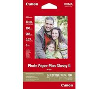 Canon Papier photo Plus Glossy II PP-201 – Haute brillance 102 x 152 mm 265 g/m² 100 feuilles