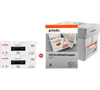 Canon + Prindo Universal Papier 2500 Blatt Value Pack Noir(e) / Blanc Original 725 MCVP