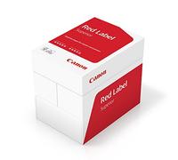 Canon Red Label Superior Carton avec 5 ramettes de papier (5 x 500 feuilles), certifié FSC, A4 80 g/m², pour toutes les imprimantes blancheur CIE 168