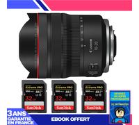 Canon RF 10-20mm f/4 L IS STM + 3 SanDisk 32GB Extreme PRO UHS-II SDXC 300 MB/s + Ebook 'Devenez Un Super Photographe