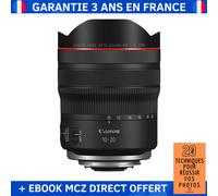 Canon RF 10-20mm f/4 L IS STM + Ebook '20 Techniques pour Réussir vos Photos' - Objectif Canon RF