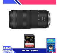 Canon RF 100-400mm f5.6-8 IS USM + 1 SanDisk 32GB Extreme PRO UHS-II SDXC 300 MB/s + Ebook 'Devenez Un Super Photographe