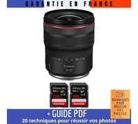 Canon RF 14-35mm f/4L IS USM + 2 SanDisk 128GB Extreme PRO UHS-II SDXC 300 MB/s + Guide PDF '20 TECHNIQUES POUR RÉUSSIR VOS PHOTOS
