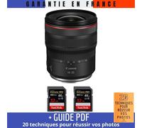 Canon RF 14-35mm f/4L IS USM + 2 SanDisk 32GB Extreme PRO UHS-II SDXC 300 MB/s + Guide PDF '20 TECHNIQUES POUR RÉUSSIR VOS PHOTOS