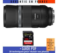 Canon RF 600mm f/11 IS STM + 1 SanDisk 128GB UHS-II 300 MB/s + Guide PDF '20 TECHNIQUES POUR RÉUSSIR VOS PHOTOS