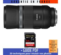 Canon RF 600mm f/11 IS STM + 1 SanDisk 64GB UHS-II 300 MB/s + Guide PDF '20 TECHNIQUES POUR RÉUSSIR VOS PHOTOS