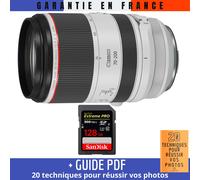 Canon RF 70-200 mm f/2,8L IS USM + 1 SanDisk 128GB UHS-II 300 MB/s + Guide PDF '20 TECHNIQUES POUR RÉUSSIR VOS PHOTOS