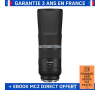 Canon RF 800 mm f/11 IS STM + Ebook '20 Techniques pour Réussir vos Photos' - Objectif Canon RF