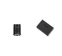 Canon RF-S 55-210 mm F5-7,1 is STM Objectif stabilisé pour Appareil Photo Canon RF APS-C, Noir & Batterie LP-E17 Officiel pour EOS RP EOS M6 Mark II EOS 850D