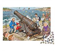 Canon rouillé de la forteresse Maritime de Suomenlinna à Helsinki Puzzle en Bois Imperméable Puzzles De 1000 Pièces pour Adultes Cadeaux Coloré Jeux De Stimulants