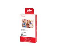 Canon RP-54 kit encre couleur pour imprimante Selphy au format carte postale (10cm x 14,8cm) origine canon garantie, 54 feuilles