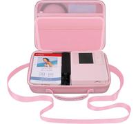 Canon Selphy Cp1500 Compact Photo Printer Valise Portable Bluetooth Impression Instantanée Sac De Rangement Pour Appareil Photo Sac En Filet Pour Câble De Papier Photo Zink, Couleur Rose[Z576]
