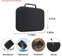 Canon Selphy Cp1500 Compact Photo Printer Valise Portable Bluetooth Impression Instantanée Sac De Rangement Pour Appareil Photo Sac En Filet Pour Câble De Papier Photo Zink, Noir[Z578]