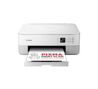 Canon Série PIXMA TS5351i Imprimante pour la Maison Tout-en-Un avec Écran OLED | sans Fil pour Une Impression Facile avec Un Smartphone | Imprimante Canon pour la Maison, Abonnement PIXMA Print Plan