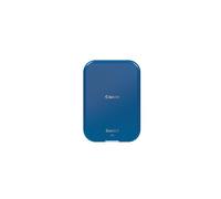 Canon Zoemini 2 Kit Imprimante Photo Portable Bluetooth USB-C et Rechargeable, Kit Contenant 20 Feuilles Autocollantes ZP-2030 + 10 Feuilles Photo Circulaires 3,3 cm Zink, Bleu