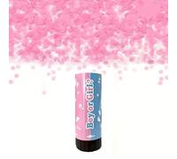 Canons à confettis bleus et roses pour révéler le sexe du sexe - Pour mariage, fête d'anniversaire, baptême, décoration de garçon et fille