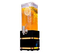Canons à Vin Lumineux en Acrylique Pichet à Jus Professionnel Coloré de 2 L/3 L Accessoires pour la Maison et Le Bars pour Restaurants, Bars, Discothèques(Yellow,13 * 13 * 41.5cm)