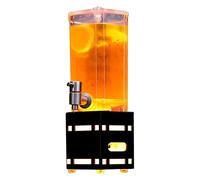 Canons à Vin Lumineux en Acrylique Pichet à Jus Professionnel Coloré de 2 L/3 L Accessoires pour la Maison et Le Bars pour Restaurants, Bars, Discothèques(Yellow,16 * 16 * 33cm)