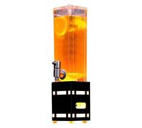 Canons à Vin Lumineux en Acrylique Pichet à Jus Professionnel Coloré de 2 L/3 L Accessoires pour la Maison et Le Bars pour Restaurants, Bars, Discothèques(Yellow,16 * 16 * 43cm)