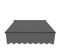 Canopée Store Banne Motorisé Gris Semi Coffre 4 x 3m Sombra - Store pour Terrasse, Balcon & Jardin - Aluminium et Polyester 280 g/m²