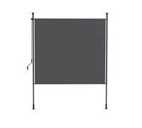 Canopée Store Vertical sans perçage 150 x 310 cm, Brise-Vue extérieur pour Balcon terrasse Jardin, Protection Solaire et visuelle, Anthracite (Gris, 1.5x3.1m)
