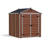 PALRAM Abri de jardin Skylight 3,9 m² - Aluminium et polycarbonate - Ambre