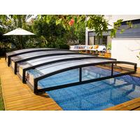 Canopia Abri de piscine Majorca en aluminium et polycarbonate - 8,7 x 4,7 m - 706018
