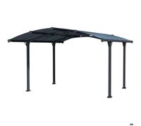Carport aluminium Arcadia 6400 - 13,3 m² - gris PALRAM