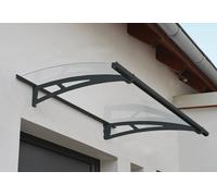 Canopia Auvent de porte Aquila 150,5 x 91,5 cm Gris | Palram - Canopia - 701089