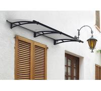 Palram Marquise pour Porte d'Entrée Aluminium et Acrylique Flora - 701125