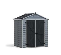 Canopia by Palram Abri de Jardin en Kit Skylight 2.8m², Cadre en Aluminium, Panneaux en Polycarbonate, Gris