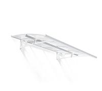 Canopia by Palram Auvent pour Porte d'entrée Bordeaux 2230 Auvent en Pente 223 x 139 cm Blanc Protection Solaire Auvent de Porte d'entrée avec gouttière