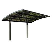 Canopia by Palram Carport Arizona 14.3 m² en Polycarbonate, Aluminium Robuste et antirouille Protection de la Voiture Contre la lumière du Soleil