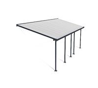 Canopia by Palram Pergola Feria 21.9 m² en Aluminium Et Polycarbonate, Moderne & Élégante, pour Couvrir Une Terrasse Toute L’année (Gris)