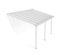 Canopia – Pergola Olympia 16.4 m² Aluminium et Polycarbonate, Moderne et Élégante, Blanc