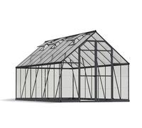 Canopia by Palram Serre de Jardin Balance 11.9m²(Gris) Cadre en Aluminium, Panneaux en Polycarbonate, Résistant aux UV