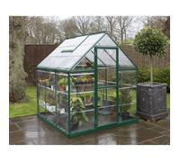 Palram Serre de Jardin Verte Polycarbonate Aluminium 2 x 2 m - Harmony 6x6 - 701628