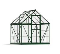 Palram Serre de Jardin Verte Polycarbonate Aluminium 2 x 2 m - Harmony 6x6 - 701628
