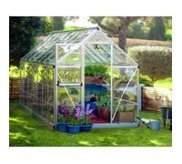 palram serre de jardin 7.9m² argent 701786 harmony