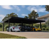 Canopia Carport 3 voitures en aluminium et polycarbonate Oslo - 53,6 m² - 707563