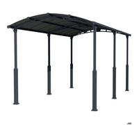 Canopia Carport pour camping-car Alpine 6,49 x 3,52 m Gris