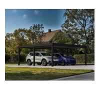 Canopia Carport Double OSLO 6.07 x 5.96 m NOIRES