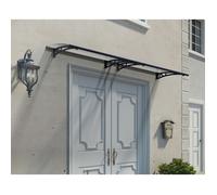 Marquise transparente 302x91.5cm gris anthracite 705580