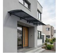 Auvent arrondi Aquila gris l.412 x P.91,5 x H.17,5 cm Canopia by Palram